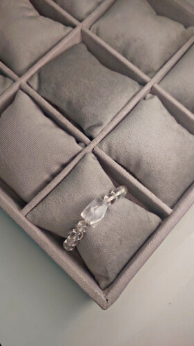 دستبند سنگ کوارتز شفاف