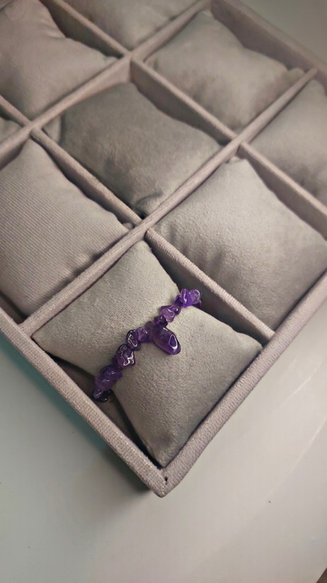 دستبند سنگ Amethyst
