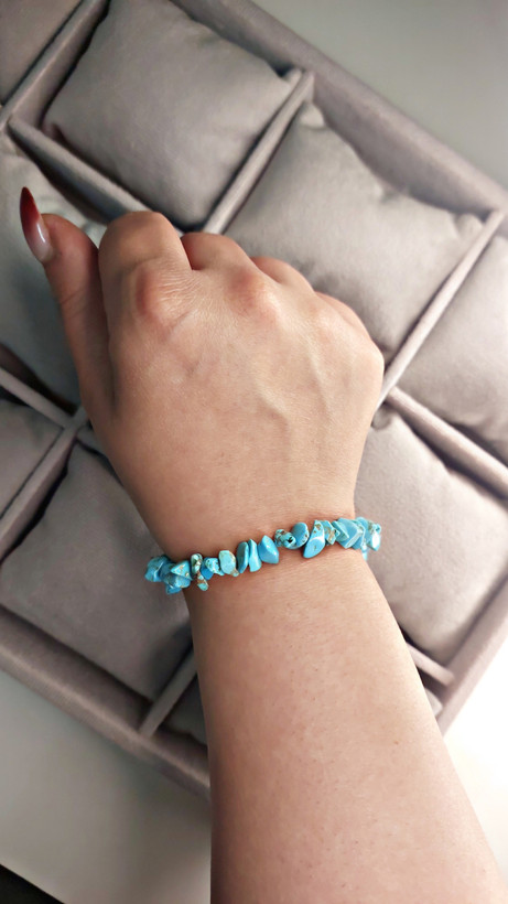دستبند سنگ فیروزه