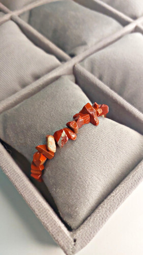 دستبند سنگ جاسپر سرخ