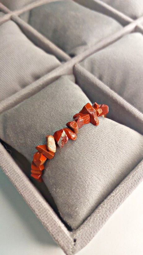 دستبند سنگ جاسپر سرخ