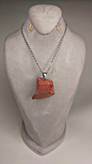 گردنبند سنگ جاسپر قرمز
