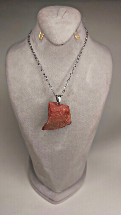 گردنبند سنگ جاسپر قرمز