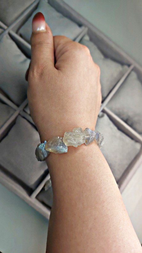 دستبند راف سنگ لابرادوریت