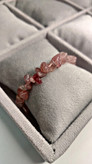 دستبند سنگ Strawberry Quartz