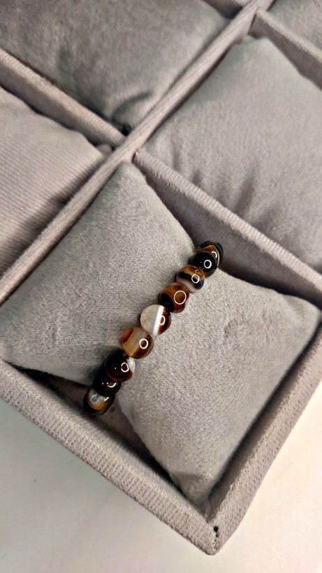 دستبند سنگ عقیق سلیمانی