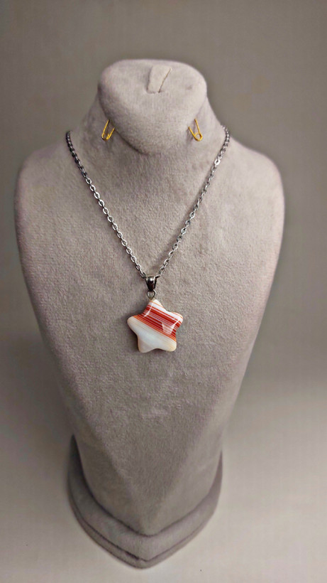 گردنبند سنگ عقیق سلیمانی