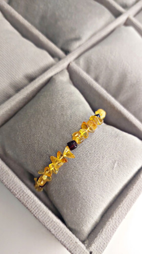 دستبند سنگ کهربا