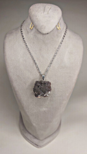 گردنبند سنگ Smoky Quartz