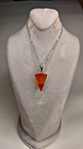 گردنبند سنگ عقیق کارنلین