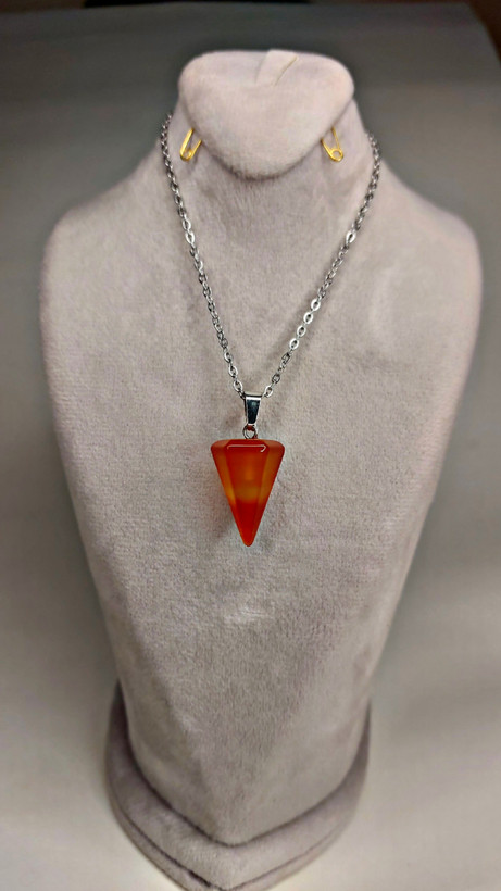 گردنبند سنگ عقیق کارنلین