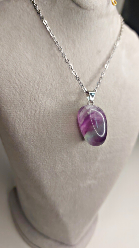 گردنبند سنگ فلوریت