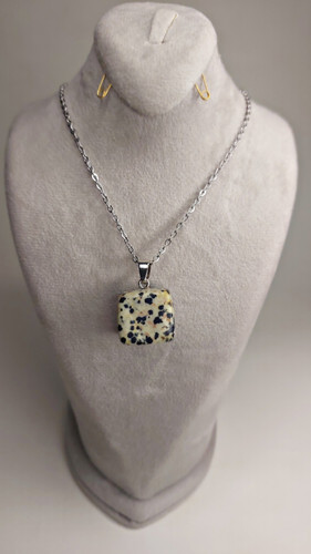 گردنبند سنگ جاسپر دالمیشن