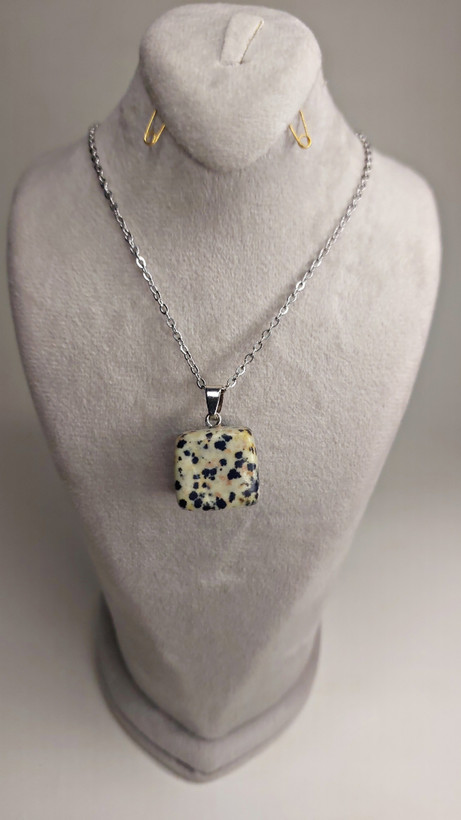 گردنبند سنگ جاسپر دالمیشن