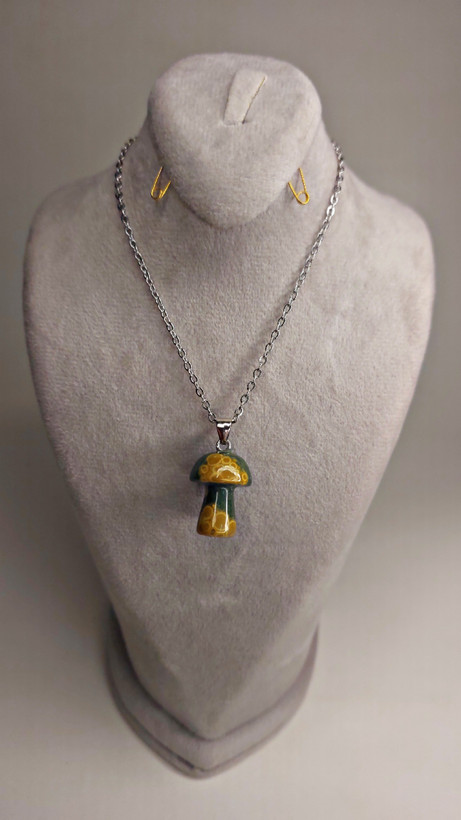 گردنبند سنگ جاسپر اقیانوسی