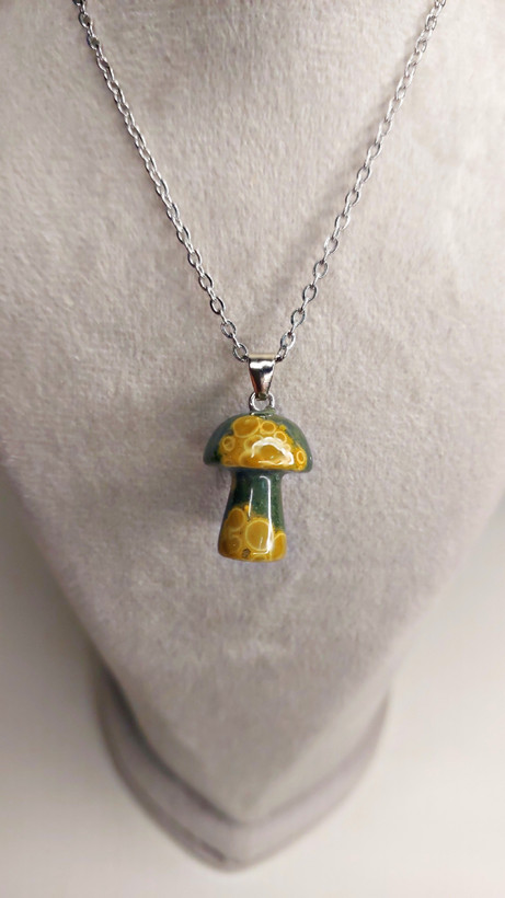 گردنبند قارچ Ocean Jasper