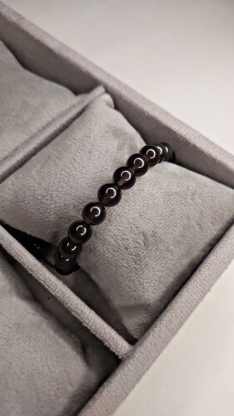 دستبند سنگ Smoky Quartz