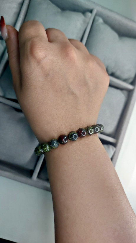 دستبند سنگ Dragon Blood Jasper