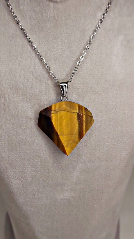 گردنبند سنگ Tiger Eye