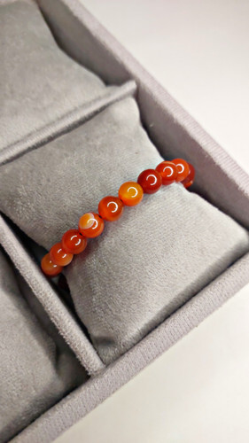 دستبند سنگ کارنلین