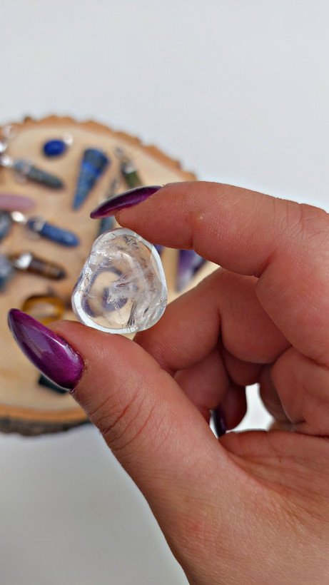 تامبل سنگ کوارتز شفاف