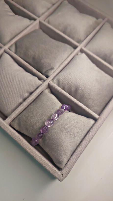 دستبند سنگ Lavender Amethyst