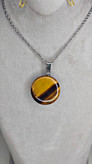 گردنبند سنگ Tiger Eye