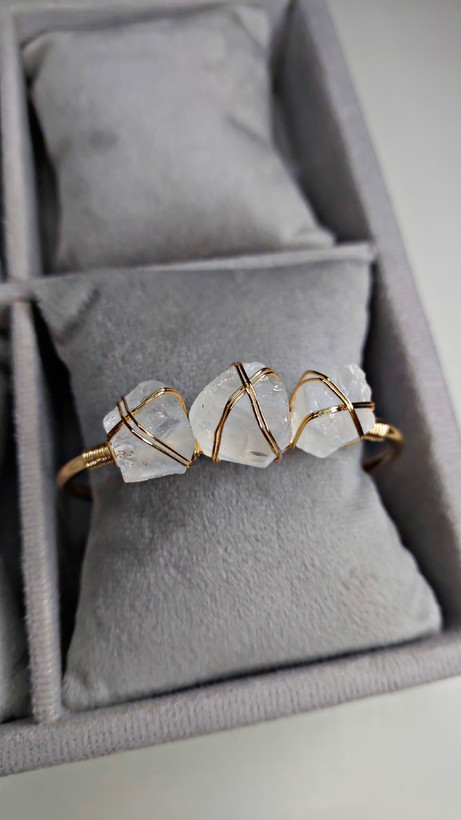 بنگل سنگ راف کوارتز شفاف