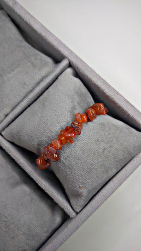 دستبند سنگ کارنلین